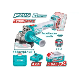 Аккумуляторная угловая шлифовальная машина TOTAL TAGLI2120252