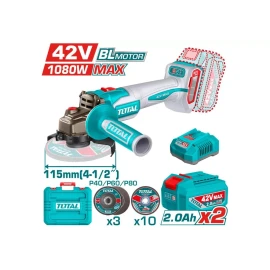 аккумуляторная угловая шлифмашина total tagli4108112