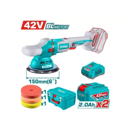 аккумуляторная полировальная машина total tapli42152