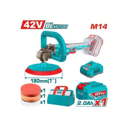 аккумуляторная полировальная машина tapli42181