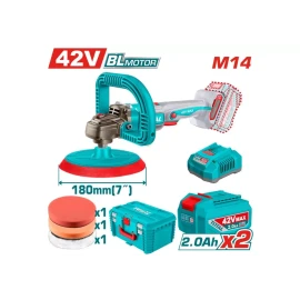 аккумуляторная полировальная машина total tapli42182