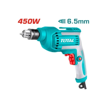 дрель электрическая total td45658