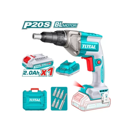 аккумуляторный шуруповерт для гипсокартона  total tdsli204281