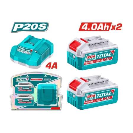 Набор аккумулятора Li-Ion и зарядного устройства Total TFBCPK2013