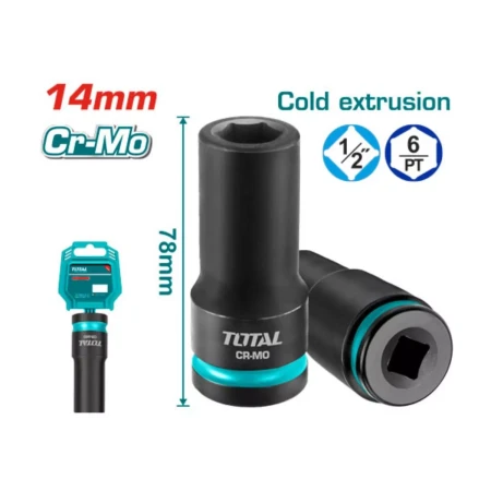 глубокая ударная головка  total thdis12142l