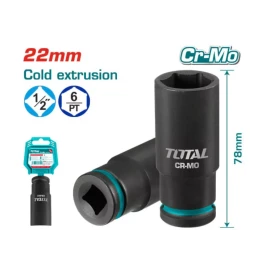 глубокая ударная головка 1/2“dr  total thdis12222l