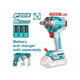 аккумуляторный ударный гайковерт total tiwli20451