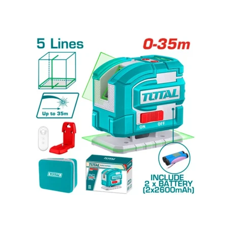 Лазерный нивелир с самовыравниванием TOTAL TLL306502