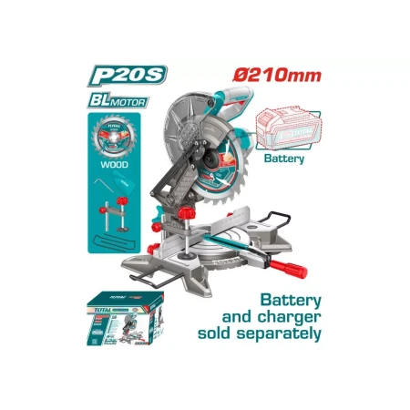 дисковая пила аккумуляторная total tmsli2021