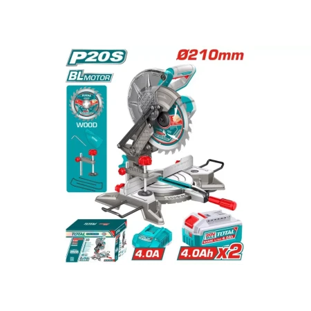 дисковая пила аккумуляторная total tmsli20212