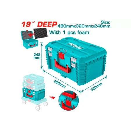 Штабелируемый ящик для инструментов 19