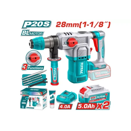 аккумуляторный перфоратор total trhli202862