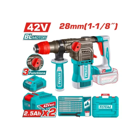 аккумуляторный перфоратор total trhli422882