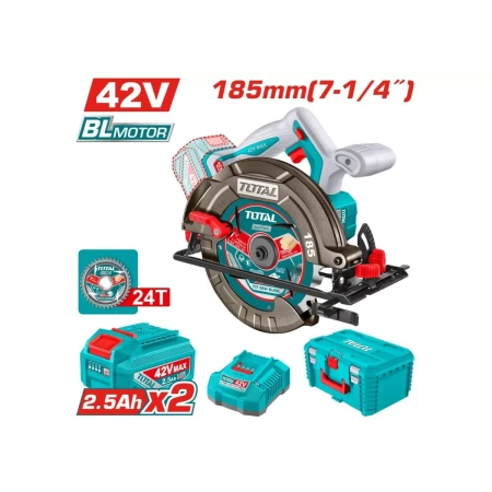 аккумуляторная дисковая пила total tsli4218512